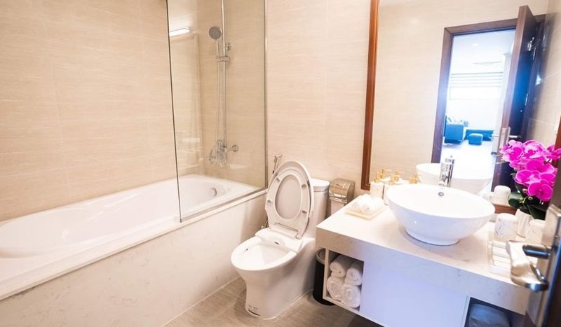 Serviced apartment with 02 beds 